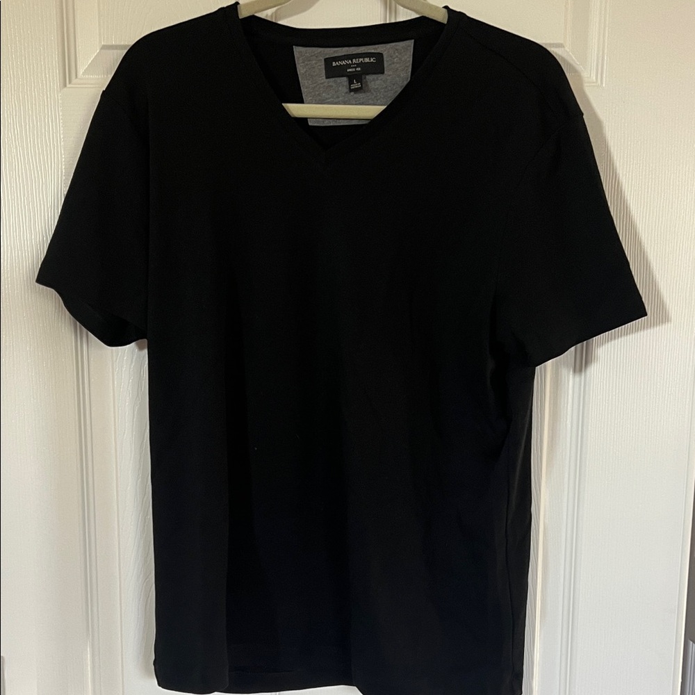 Banana Republic Black Short Sleeve Tee